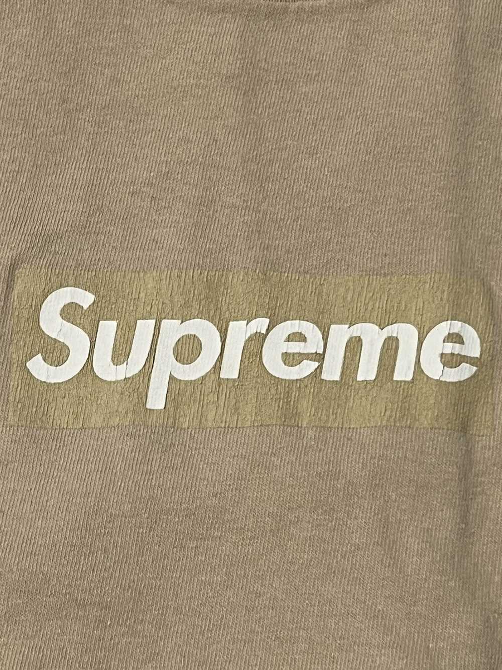 Supreme Vintage 2003 tan brown supreme box logo t… - image 3