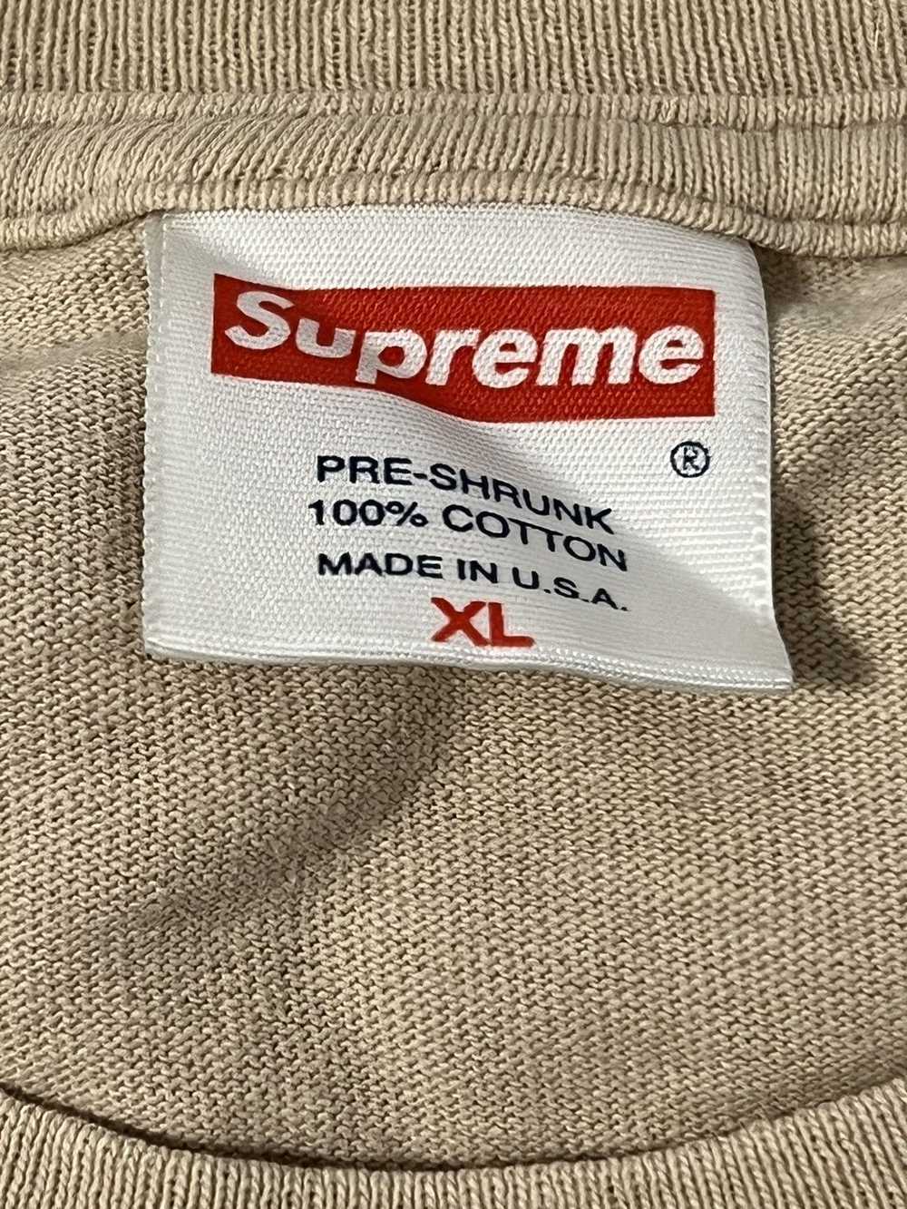 Supreme Vintage 2003 tan brown supreme box logo t… - image 4