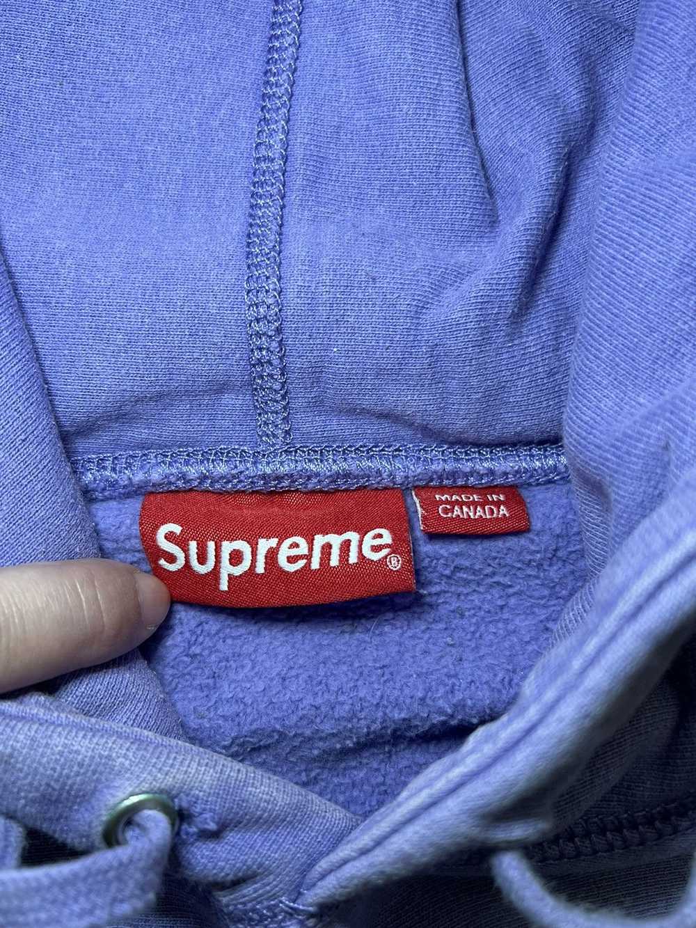 Supreme Supreme neon pink chenille s logo hoodie … - image 6