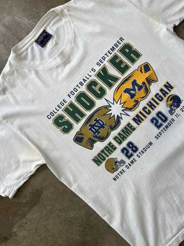 Ncaa × Vintage Vintage 2004 Notre Dame vs. Michiga