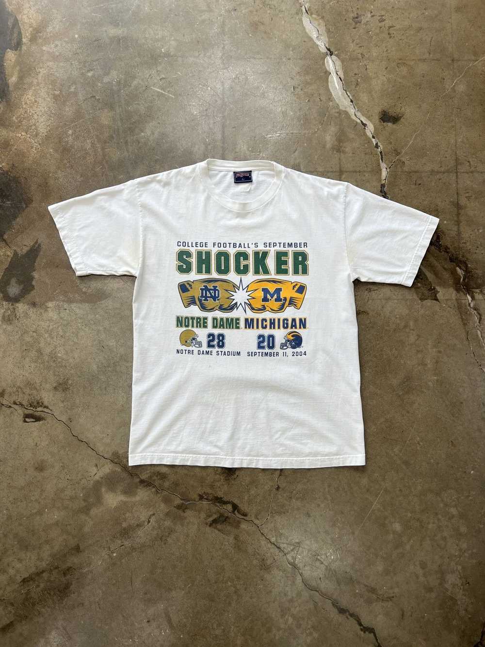 Ncaa × Vintage Vintage 2004 Notre Dame vs. Michig… - image 2