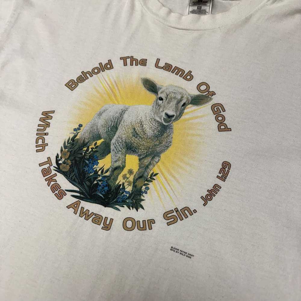 Vintage Vintage Behold The Lamb Of God Jesus Reli… - image 3