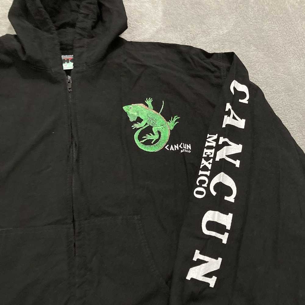 Vintage Vintage Cancun Lizard Pullover Windbreaker - image 2