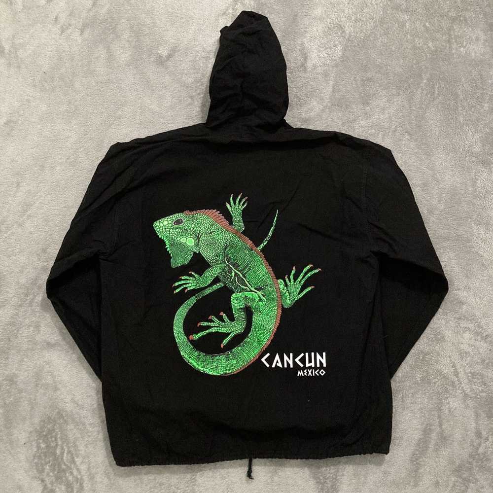 Vintage Vintage Cancun Lizard Pullover Windbreaker - image 5