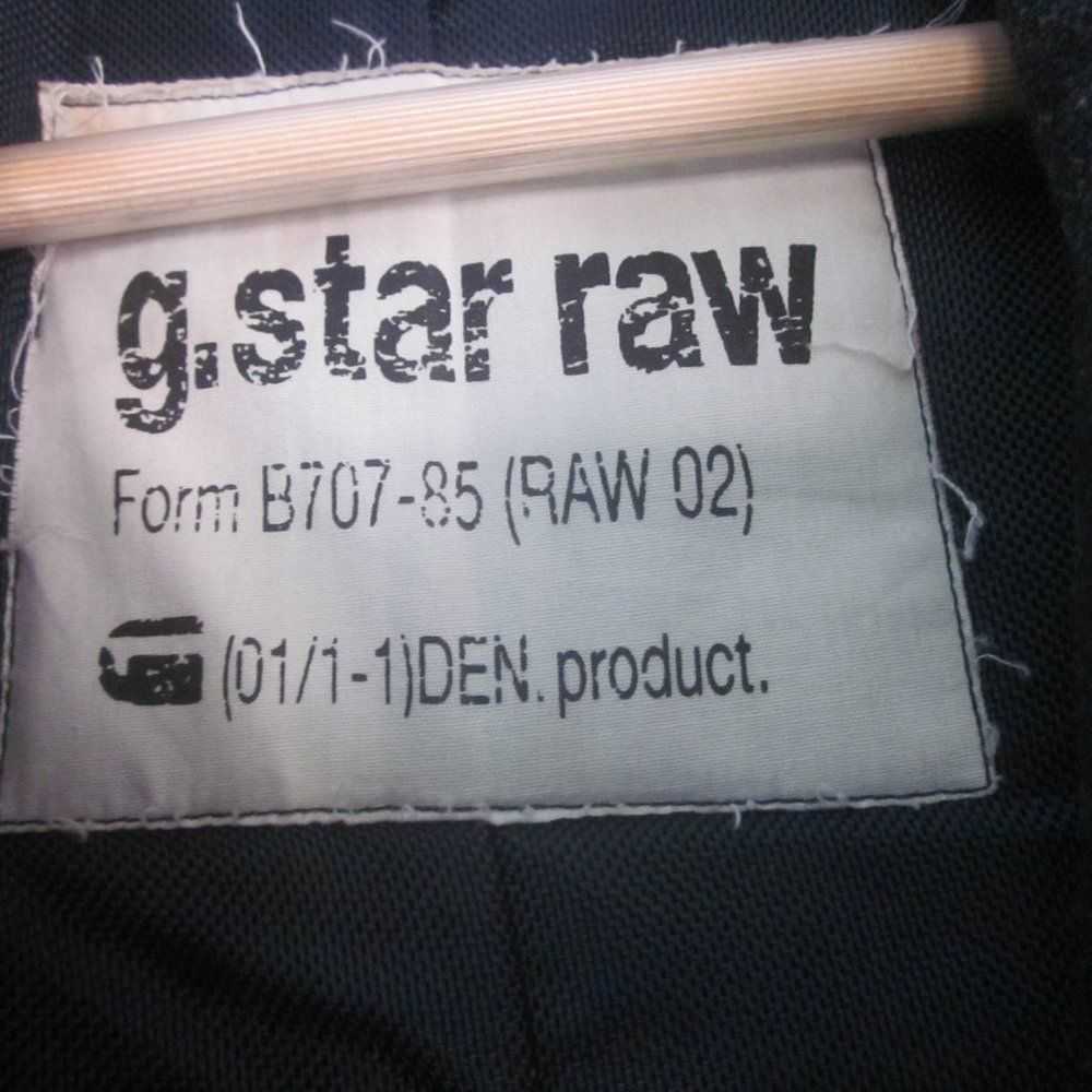 G Star Raw G-Star Dark Blue Wool Denim Pea Coat S… - image 3