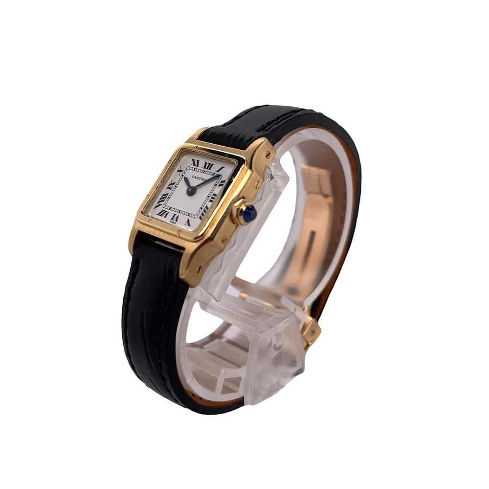 Cartier Santos Dumont yellow gold watch - image 6