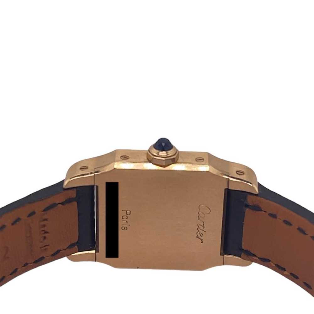 Cartier Santos Dumont yellow gold watch - image 9