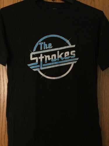 Vintage 2000's the Strokes Band Logo T Shirt (W 22 X L 29