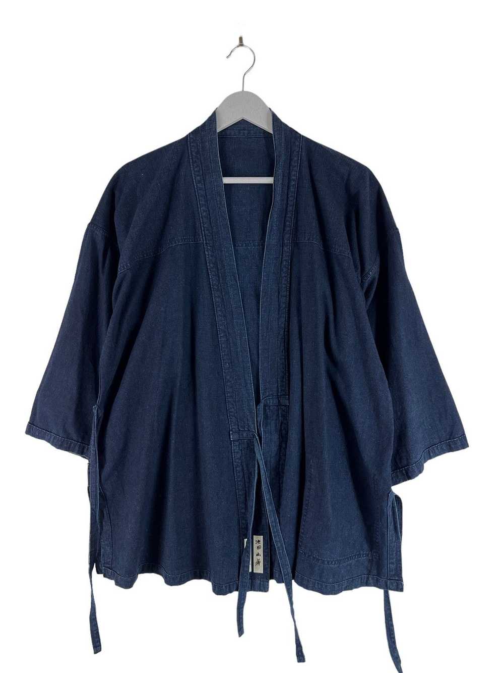 Indigo × Japanese Brand 💥VINTAGE INDIGO KIMONO C… - image 1