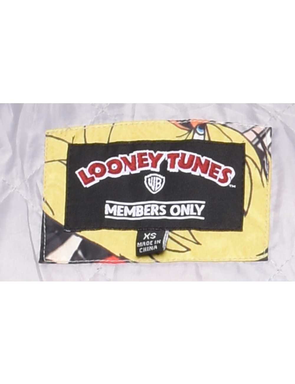 Looney Tunes 1990s Zip-Front Bomber Jacket - XS - image 4