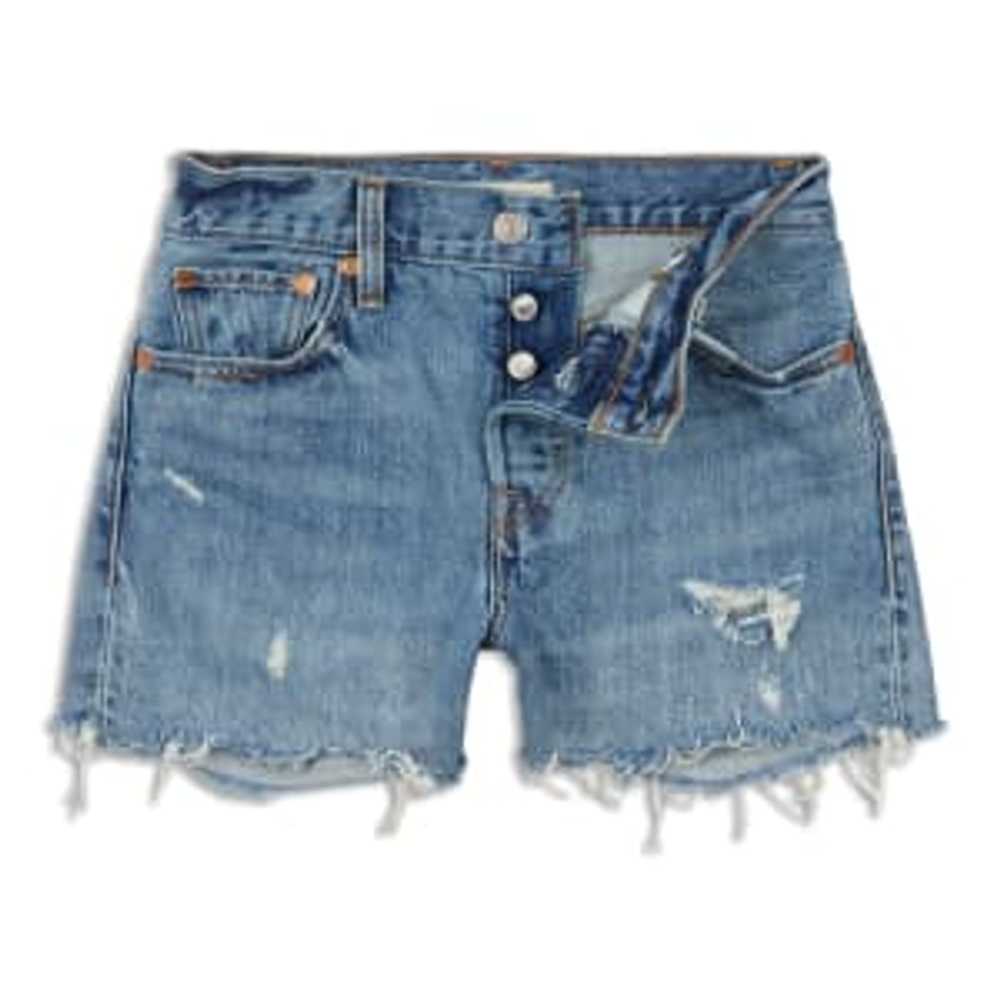 Levi's Wedgie Fit Shorts - Medium Wash - image 1