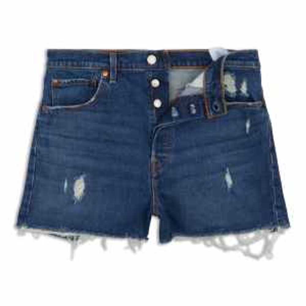 Levi's Ribcage Womens Shorts - Medium Wash - image 1