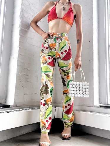 cotton fruit salad pants - image 1