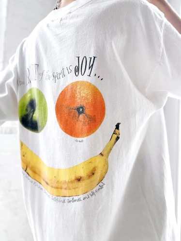 the fruit of the spirit is joy t-shirt