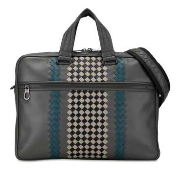 Product Details Bottega Veneta Grey Intrecciato-T… - image 1