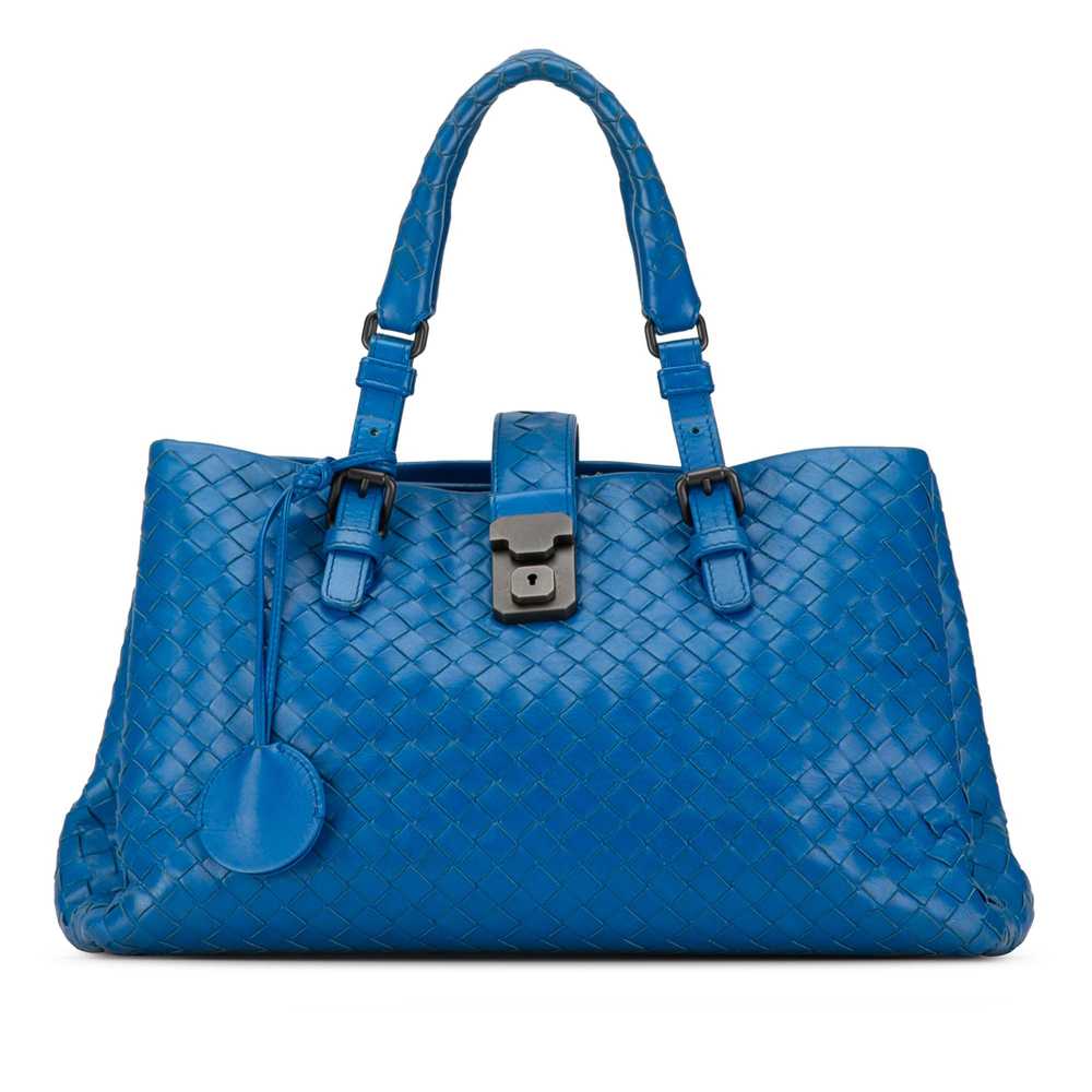 Product Details Bottega Veneta Blue Small Intrecc… - image 1