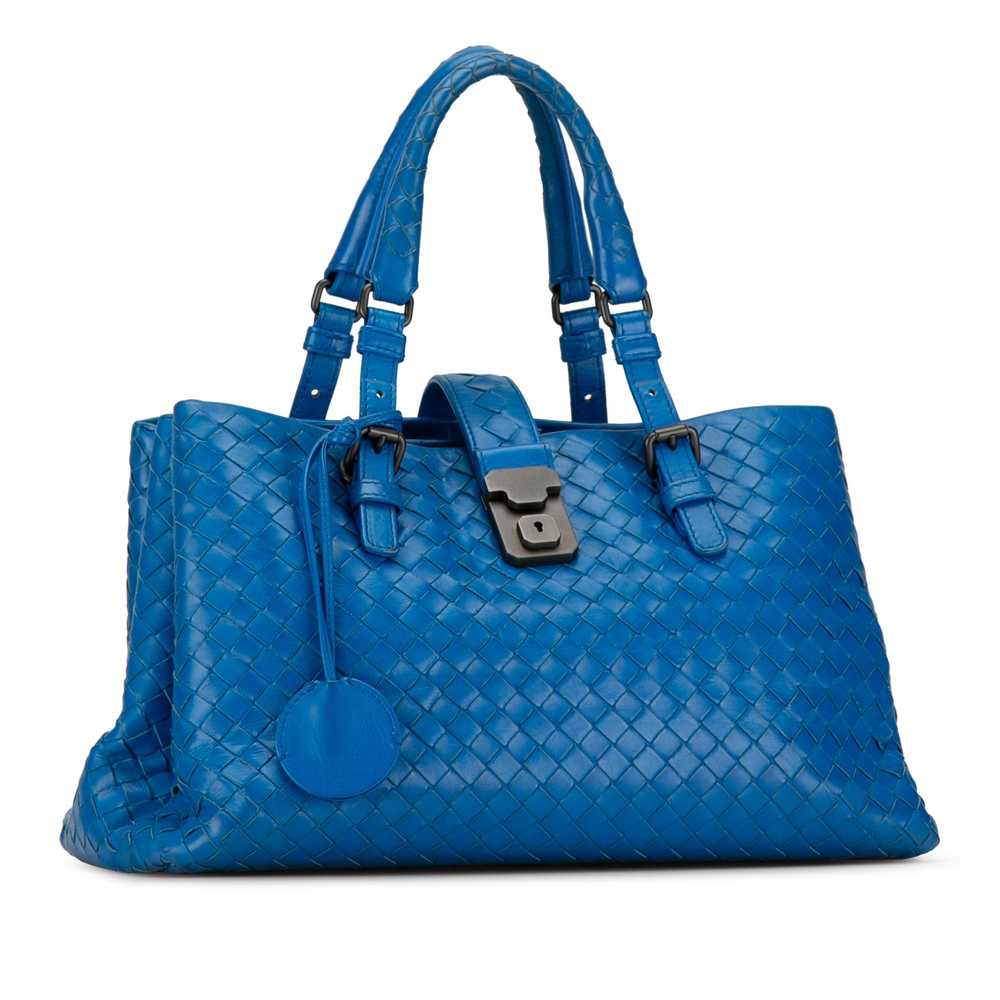 Product Details Bottega Veneta Blue Small Intrecc… - image 2