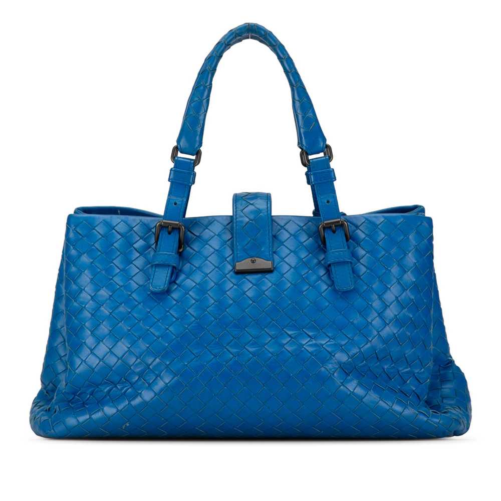 Product Details Bottega Veneta Blue Small Intrecc… - image 3