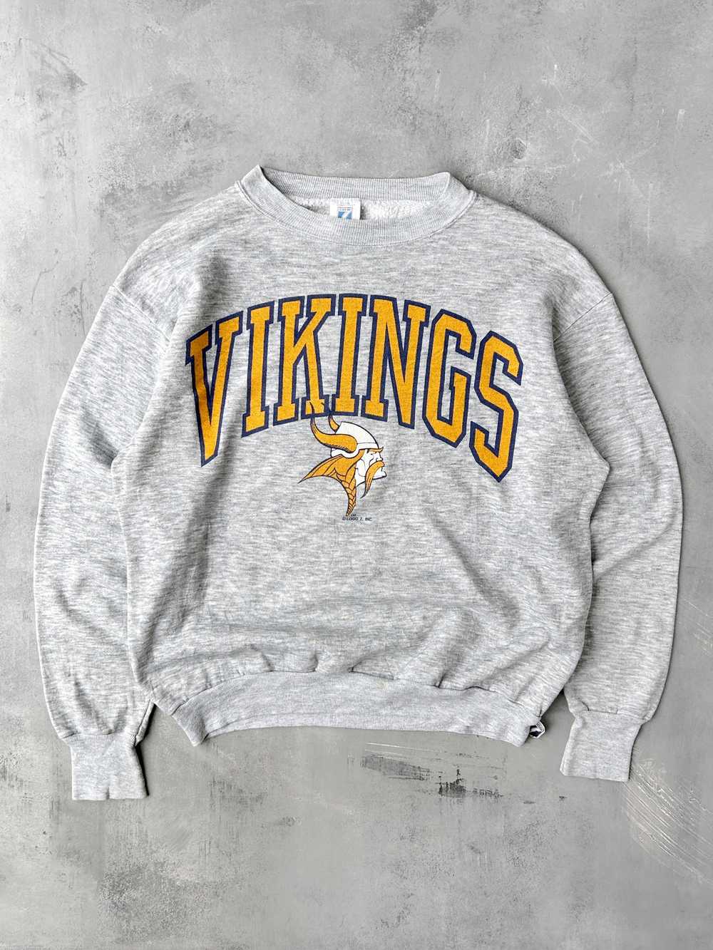 Minnesota Vikings Sweatshirt 90's - Medium - image 1