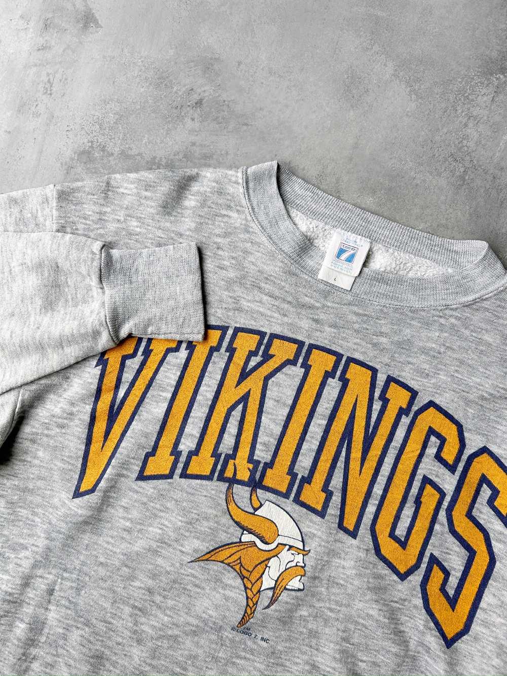 Minnesota Vikings Sweatshirt 90's - Medium - image 2