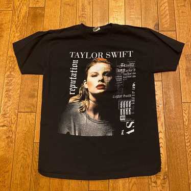 【レア】taylorswift Reputation サイン入りツアーTシャツ Taylor Swift Reputation Tour Shirt Adult S Canvas Black