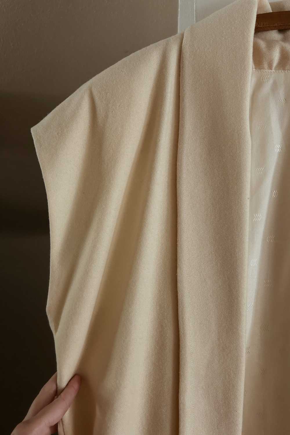 1950's CREAM WOOL OPEN CROP JACKET - image 2