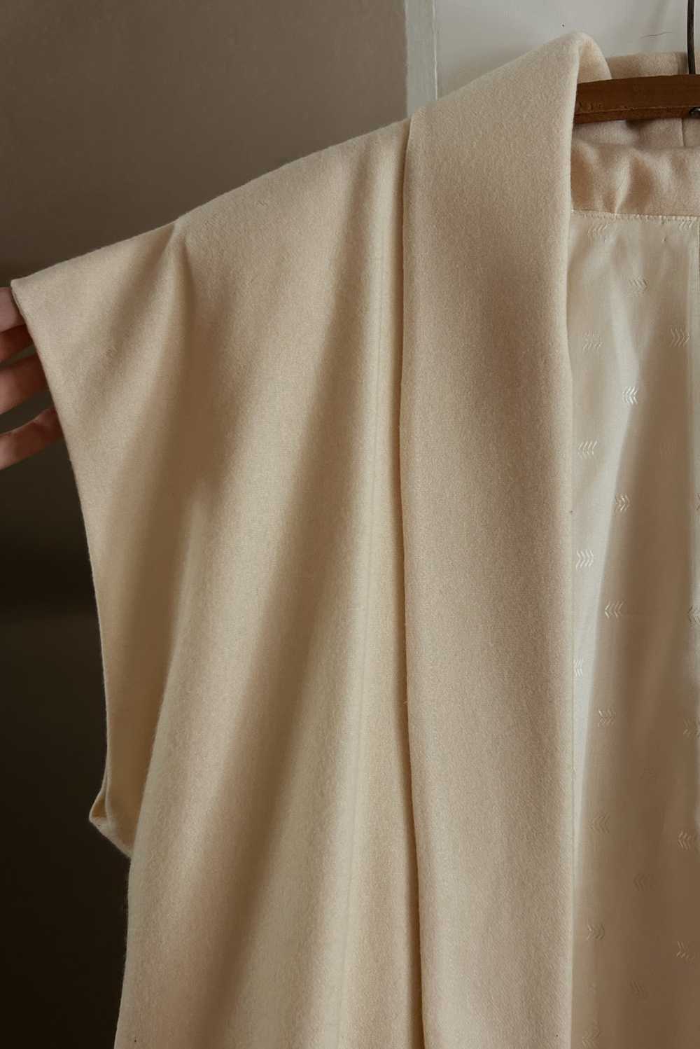 1950's CREAM WOOL OPEN CROP JACKET - image 3