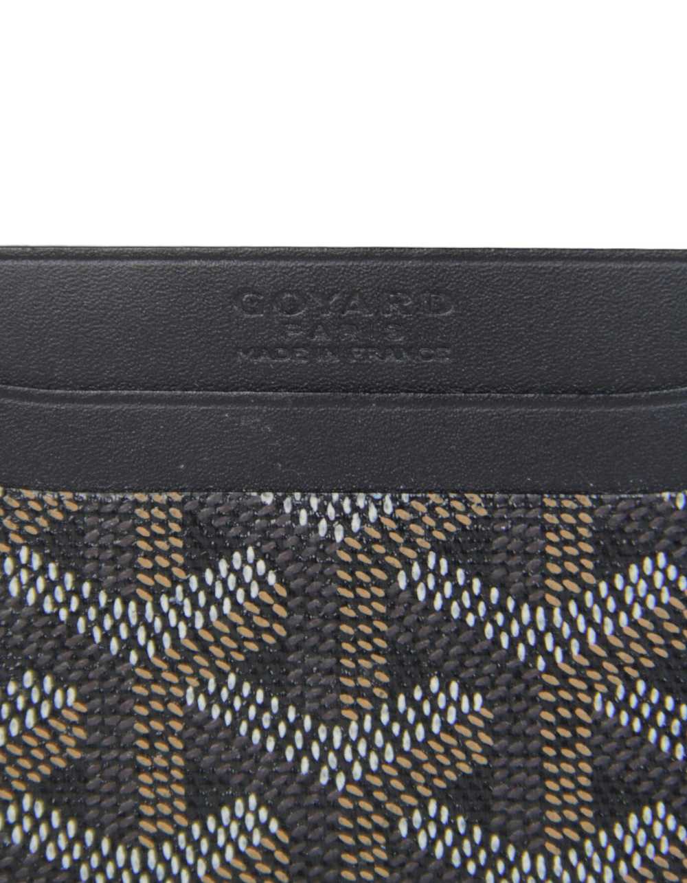 Goyardine Black Saint Sulpice Card Holder - image 6