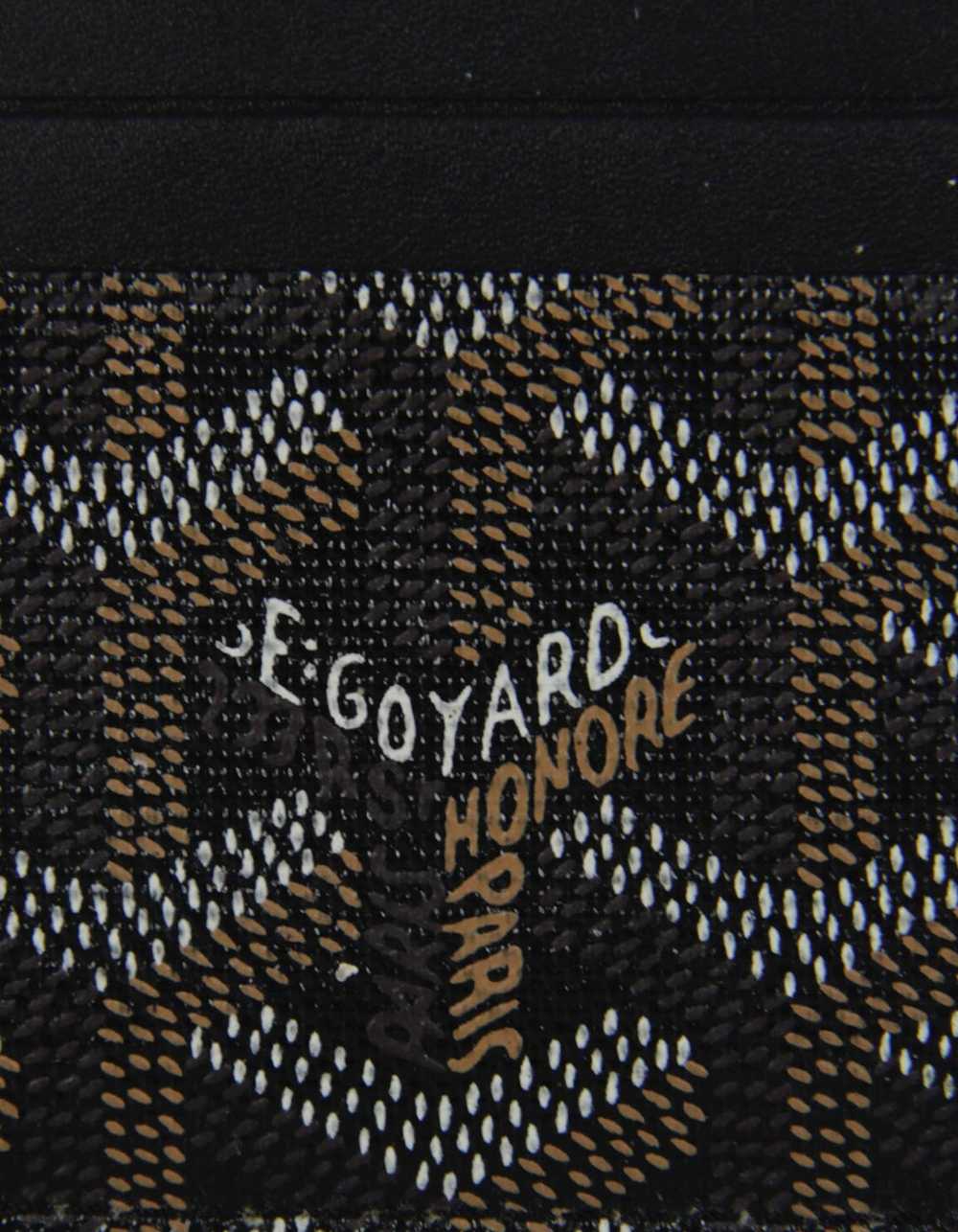 Goyardine Black Saint Sulpice Card Holder - image 7