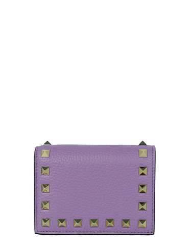 Valentino Purple Compact Rockstud Wallet - image 1