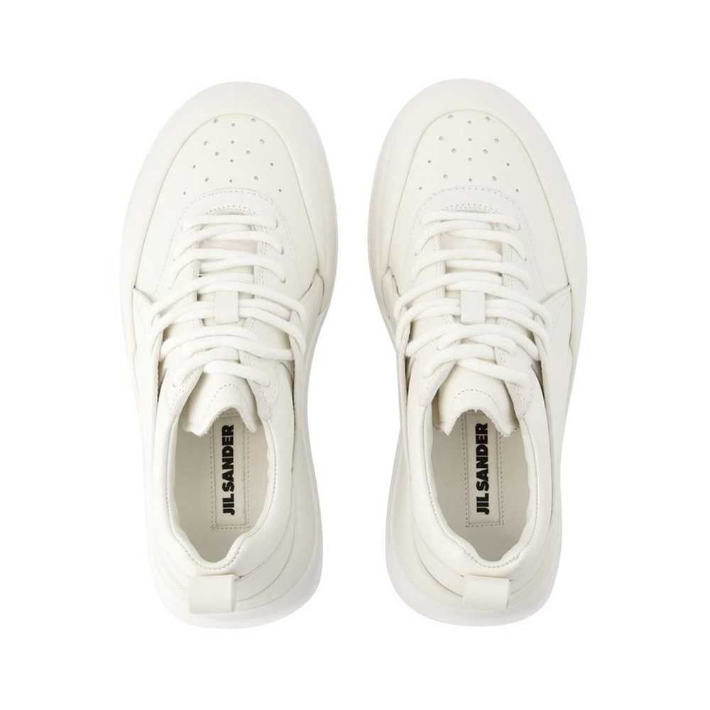 Jil Sander Leather trainers - image 4