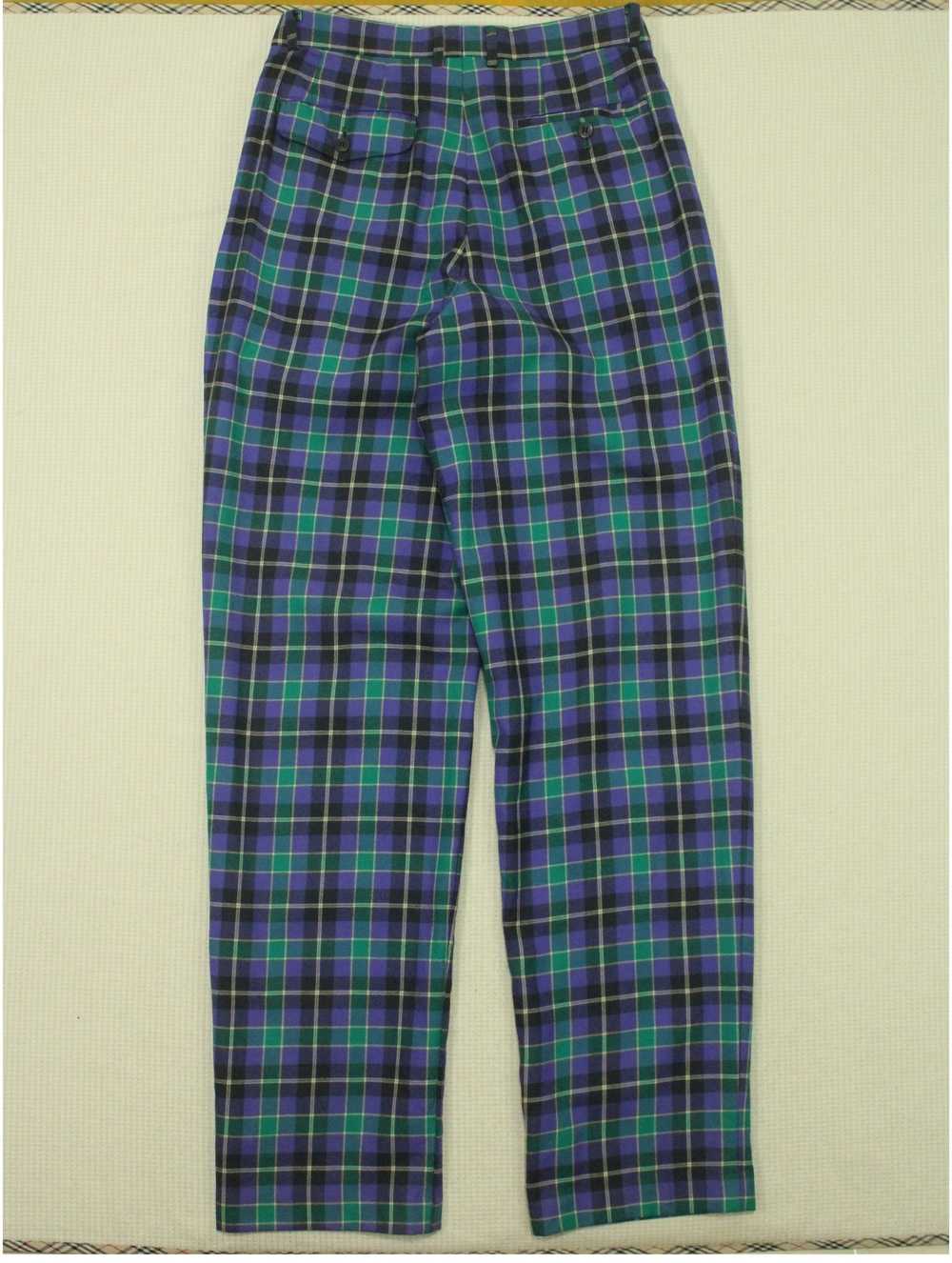 Lacoste × Vintage Vintage LACOSTE Pants Checkered… - image 2