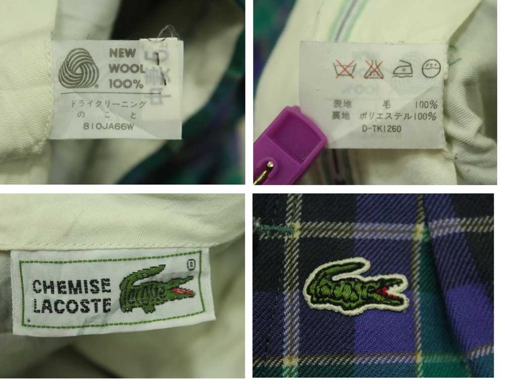 Lacoste × Vintage Vintage LACOSTE Pants Checkered… - image 8