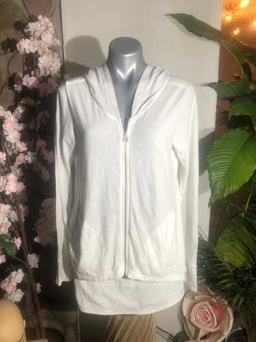 Designer C&C California zip up white hoodie