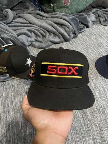 Dead Stock Vintage Chicago store White Sox Plain Logo Snapback Baseball Hat Mohr’s