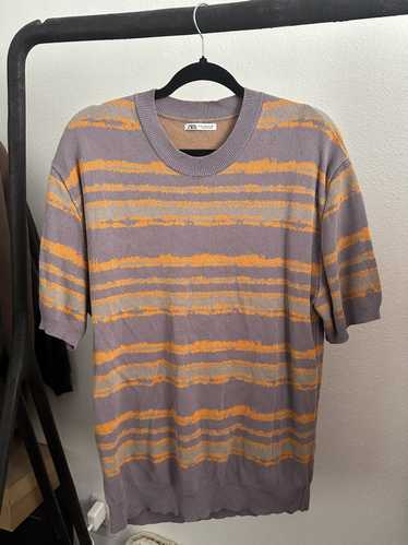 Zara Zara Purple and Orange Shirt