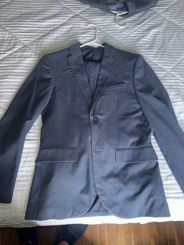 H&M Navy Blue Blazer w/ Tailored Pants