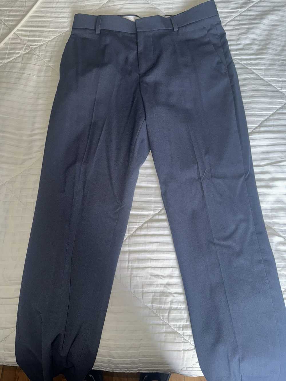 H&M Navy Blue Blazer w/ Tailored Pants - image 5