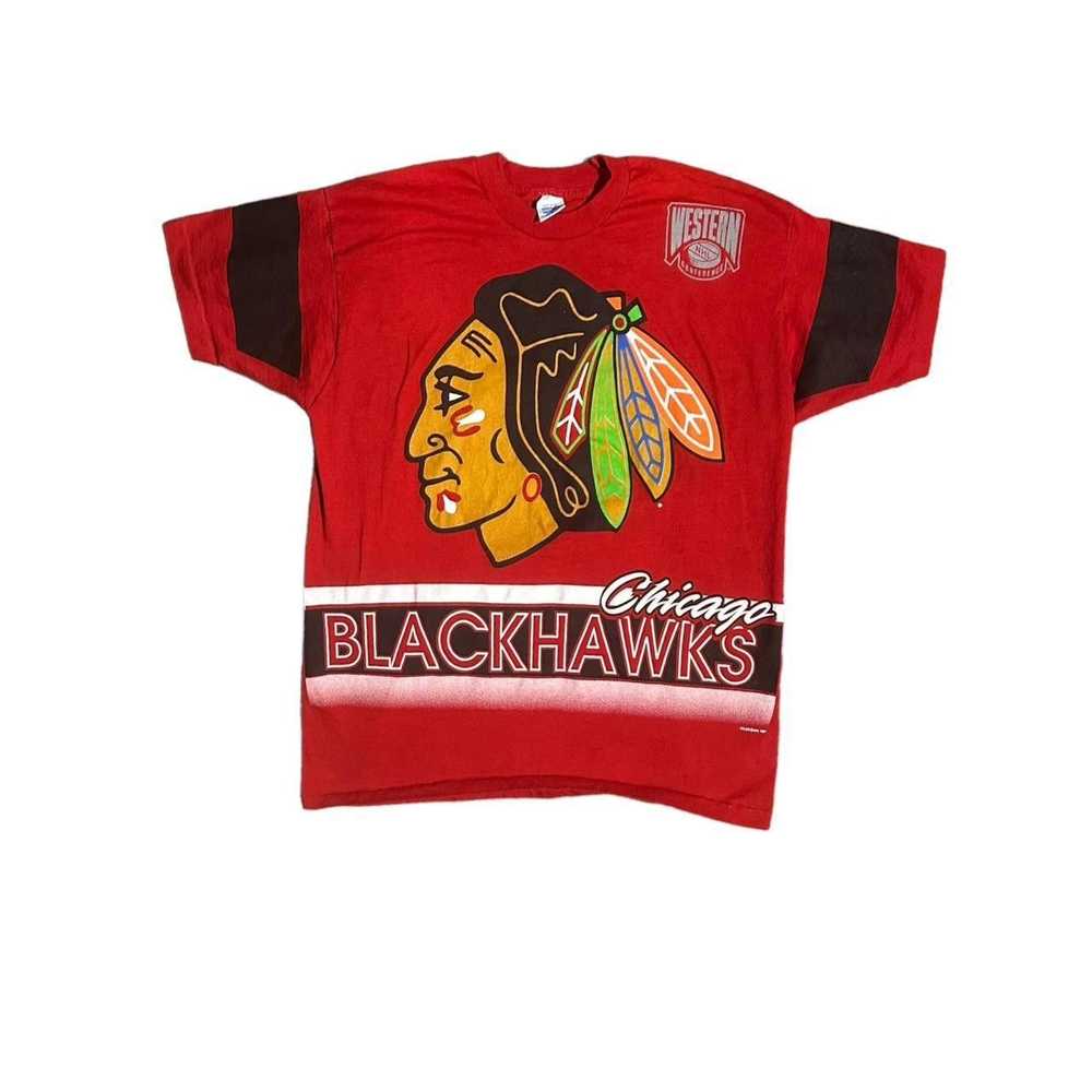 Salem Sportswear 1994 Chicago Blackhawks AOP Sale… - image 1