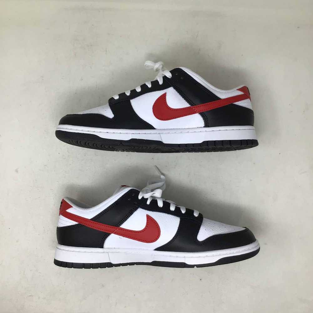 Nike Dunk Low Black White Red - image 2