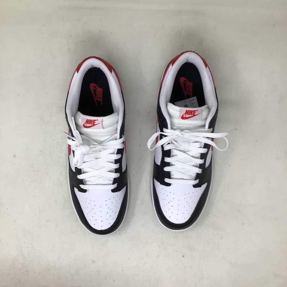 Nike Dunk Low Black White Red - image 3