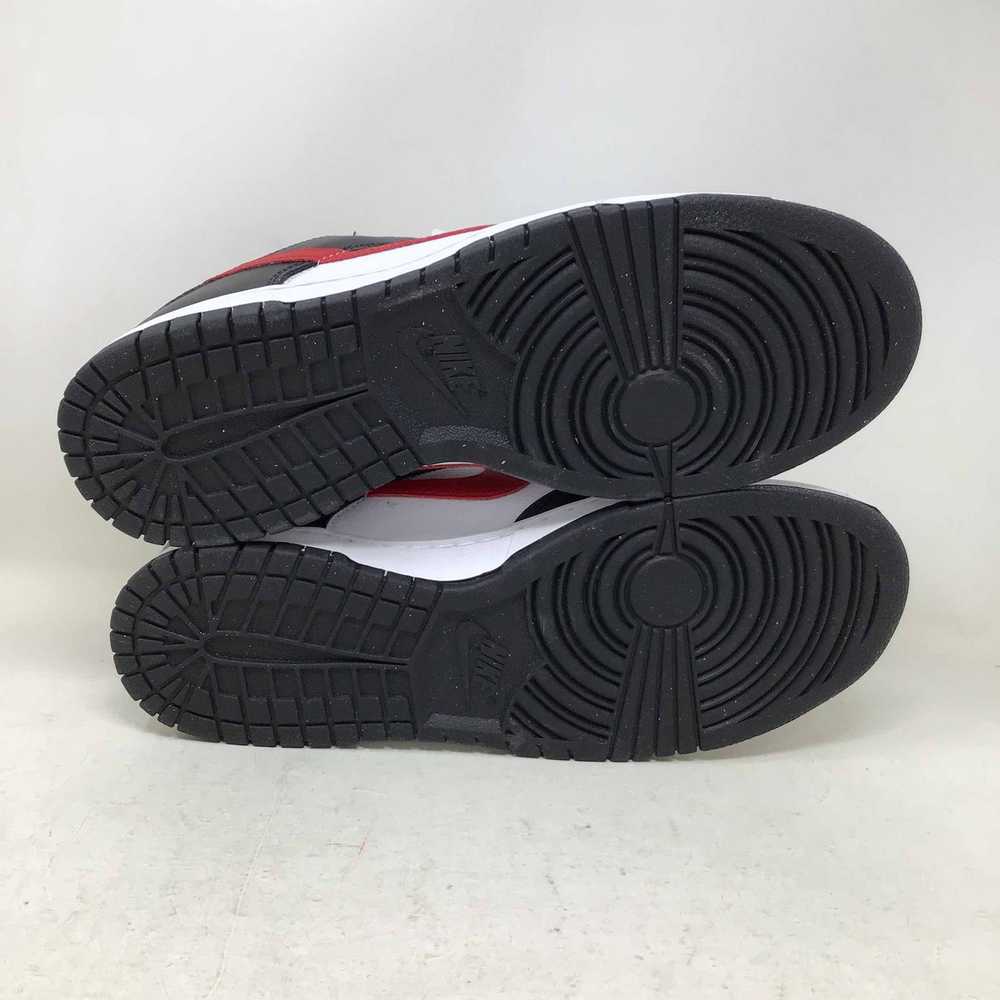 Nike Dunk Low Black White Red - image 5