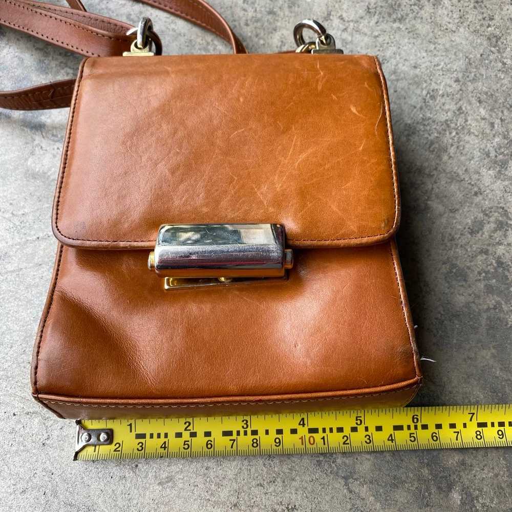 Vintage 80s Italian leather Crossbody - image 9