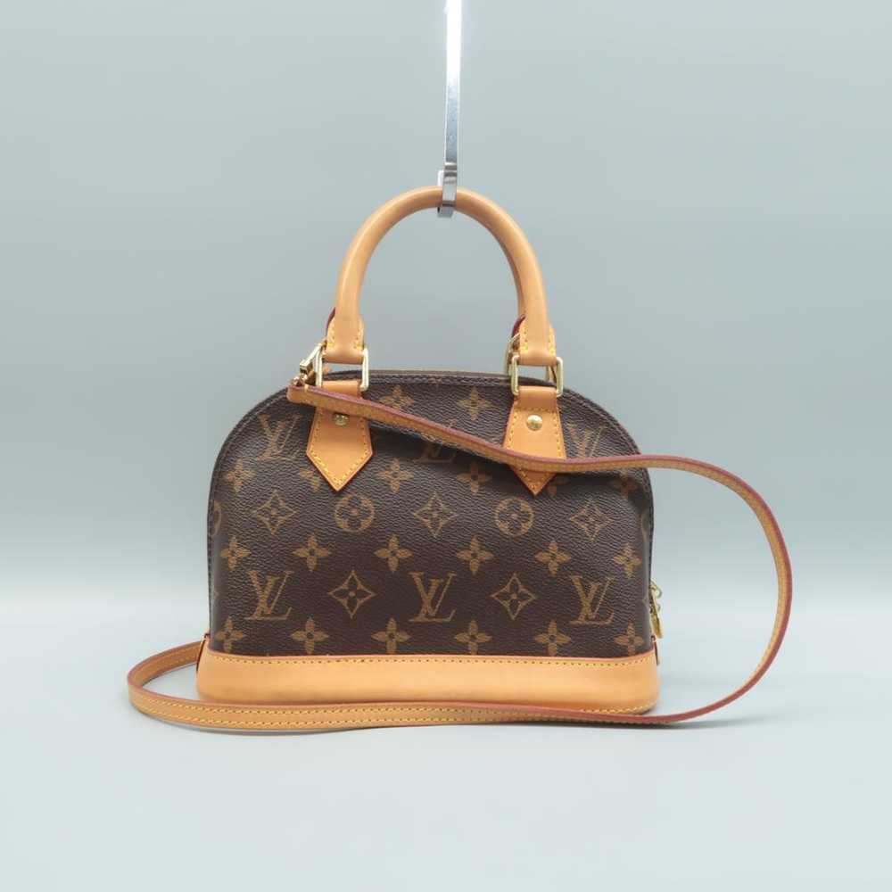 Louis Vuitton Alma leather satchel - image 4