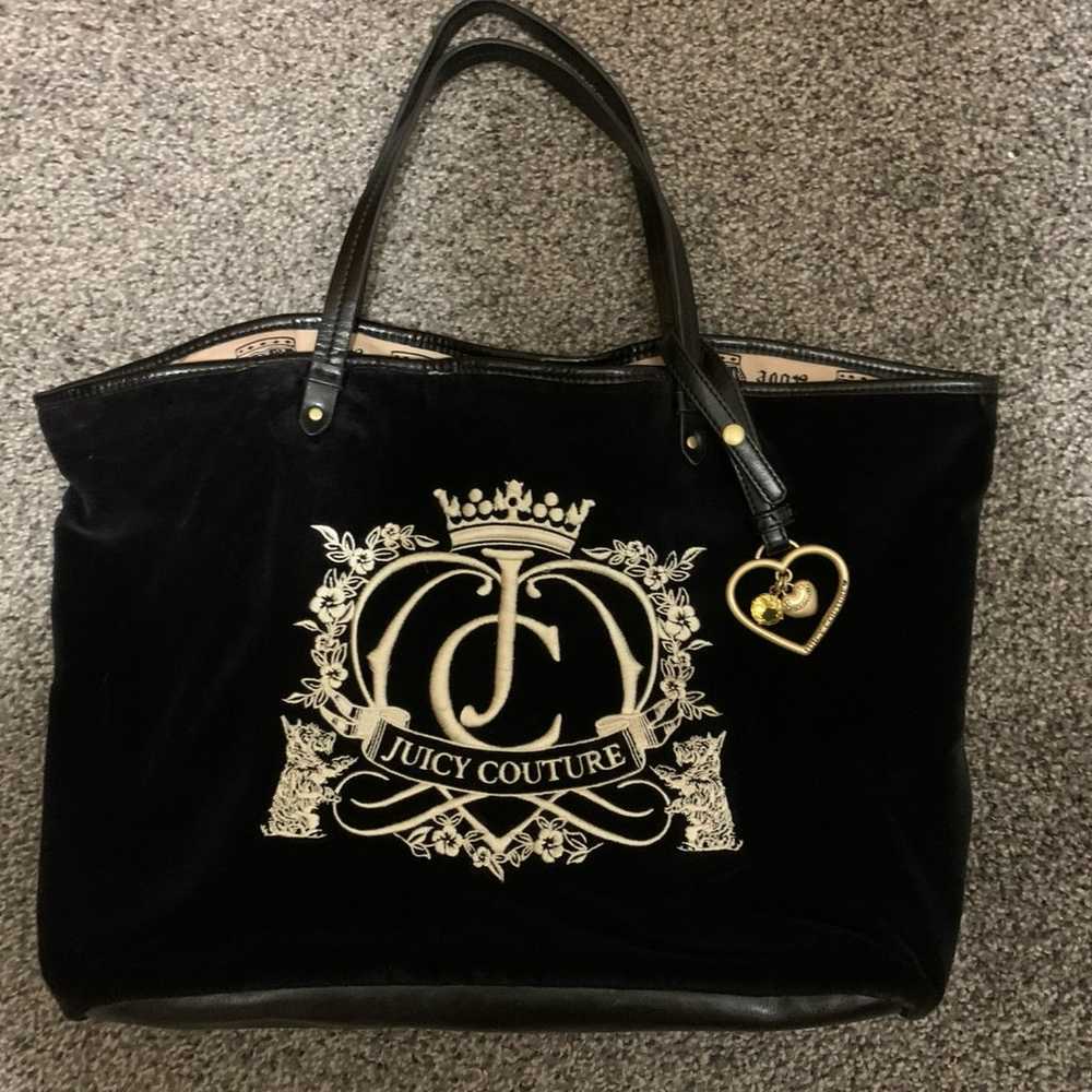 Vintage Juicy Couture Velour Scottie Tote - image 1