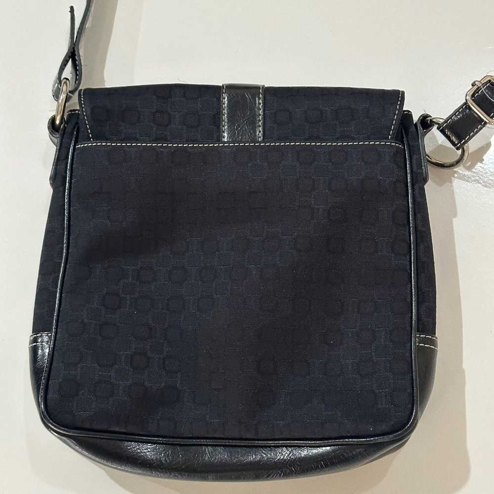 WOMEN'S VINTAGE NINE WEST HANDBAG CROSSBODY - BLA… - image 5