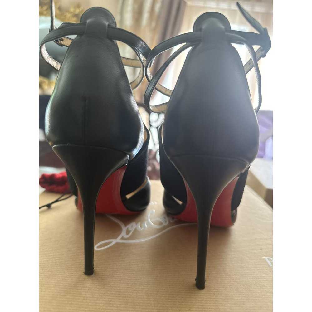 Christian Louboutin Fliketta leather heels - image 3