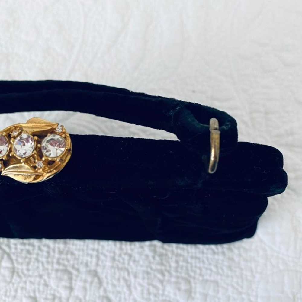 Vintage Style Velvet Evening Bag - image 6