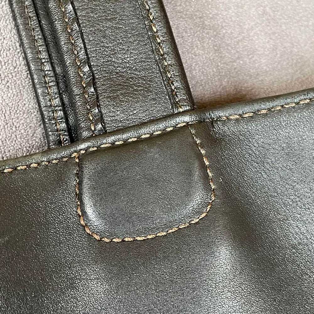 COACH Coach Glove-tanned Leather Tote Bag Black 9… - image 12