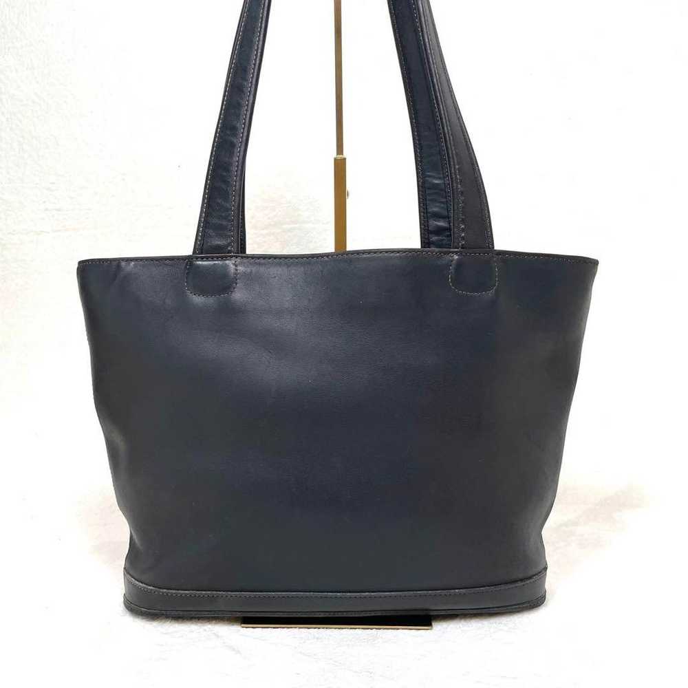 COACH Coach Glove-tanned Leather Tote Bag Black 9… - image 3